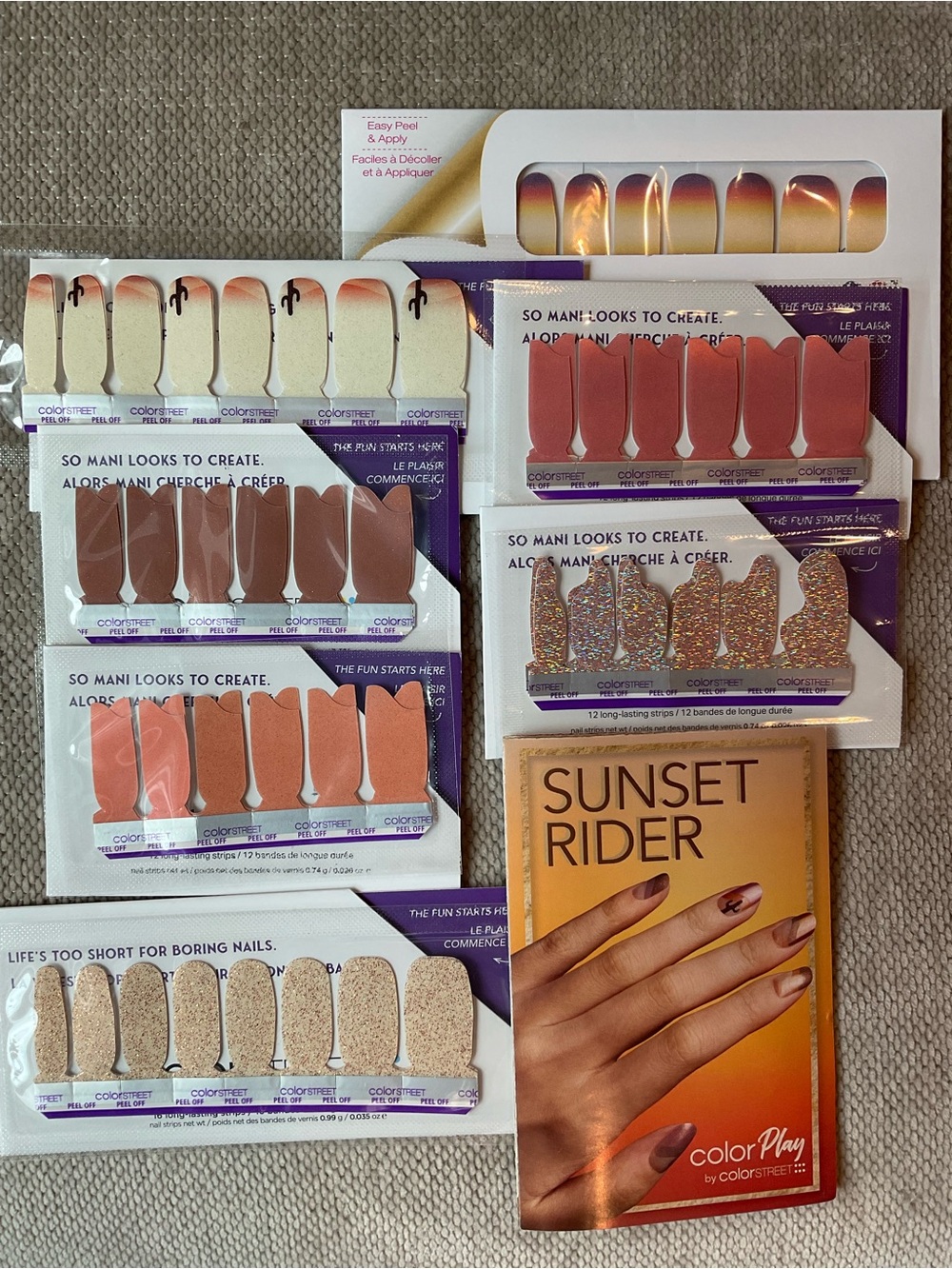 Color Street Color Play Sunset Rider Nail Strips